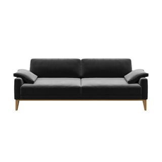 Divano in velluto grigio scuro 211 cm Musso - MESONICA