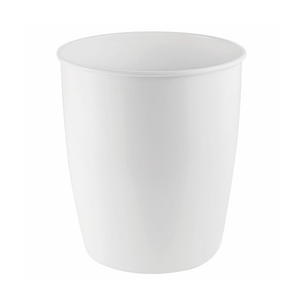 Bílý odpadkový koš InterDesign Ariana, 5 l