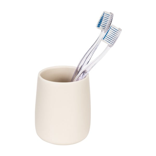 Tazza in ceramica color crema per spazzolini da denti Margo - Allstar-image-3