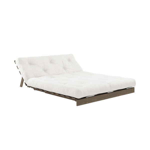 Divano letto bianco 140 cm Roots - Karup Design-image-4