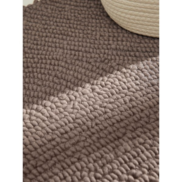 Passatoia grigio tortora in lana tessuta a mano 80x200 cm Eleni Taupe – Hanse Home-image-4