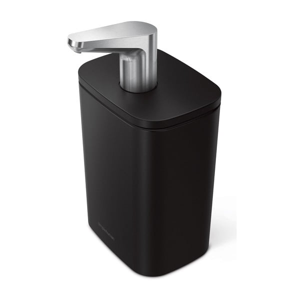 Dispenser di sapone in acciaio nero opaco 473 ml Pulse - simplehuman