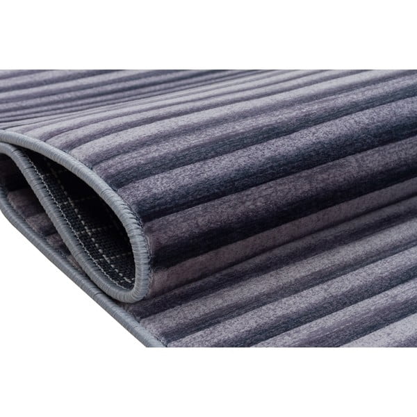 Tappeto lavabile grigio 160x100 cm - Vitaus-image-3