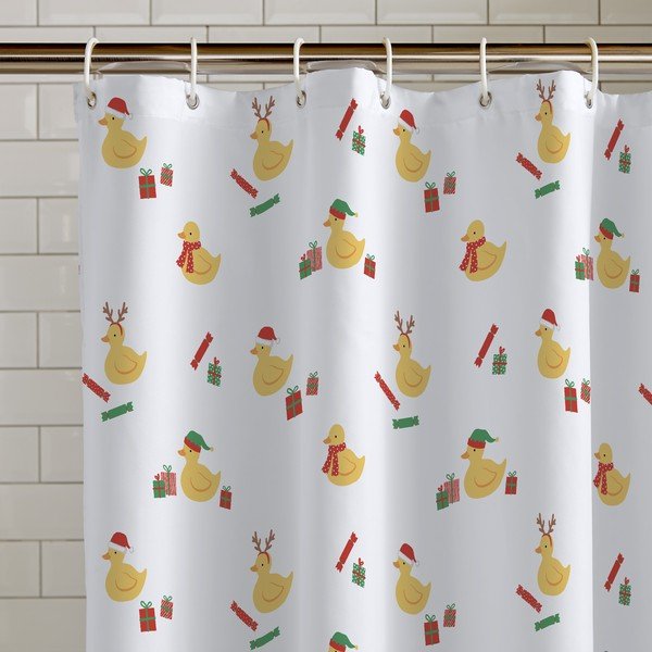 Tenda per doccia 180x180 cm Christmas Quacker – Catherine Lansfield