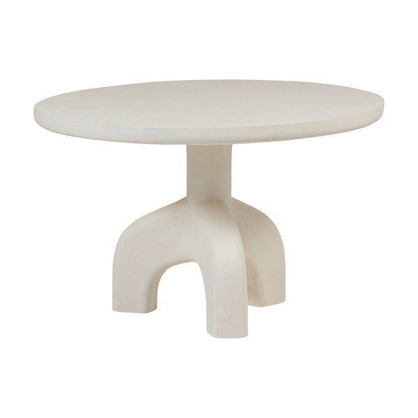 Tavolo da pranzo da giardino rotondo in plastica ø 120 cm Luno – WOOOD