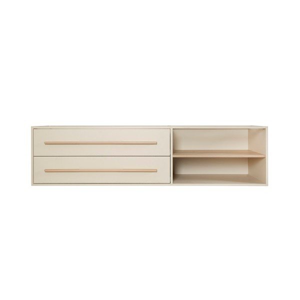 Contenitore sottoletto per bambini beige Flexi Grow – Roba-image-2