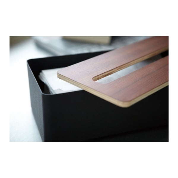 Scatola nera per fazzoletti di carta Tsu Rin - YAMAZAKI-image-3