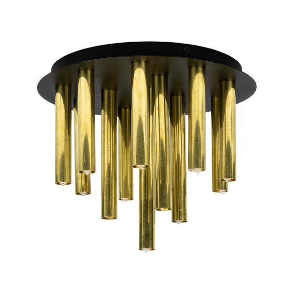 Lampada da soffitto con paralume in metallo nero-oro 35x29 cm Gocce - Markslöjd