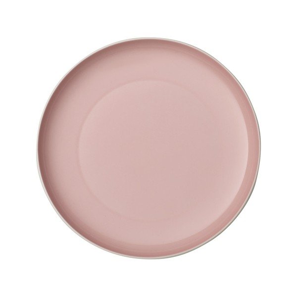 Piatto in porcellana bianca e rosa Villeroy & Boch Uni, ⌀ 24 cm it's my match - Villeroy&Boch