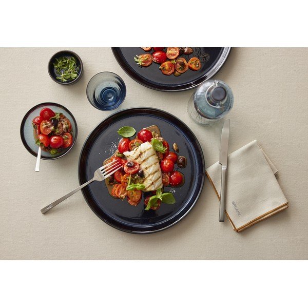 Posate color argento opaco in acciaio 16 pz – Bitz-image-1