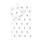 Biancheria da letto singola in flanella bianca Fovere , 155 x 220 cm X-mas Tree - Westwing Collection