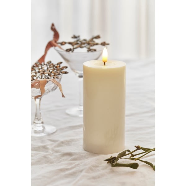 Candela a LED con alimentazione a batteria (altezza totale 15 cm) Sille – Sirius-image-2