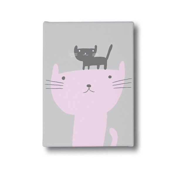 Obraz Mr. Little Fox Cat And Kitty