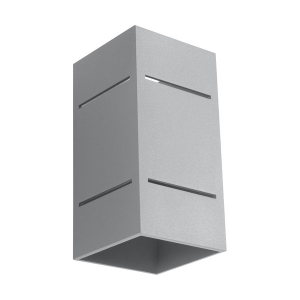 Lampada da parete grigia Torre - Sollux