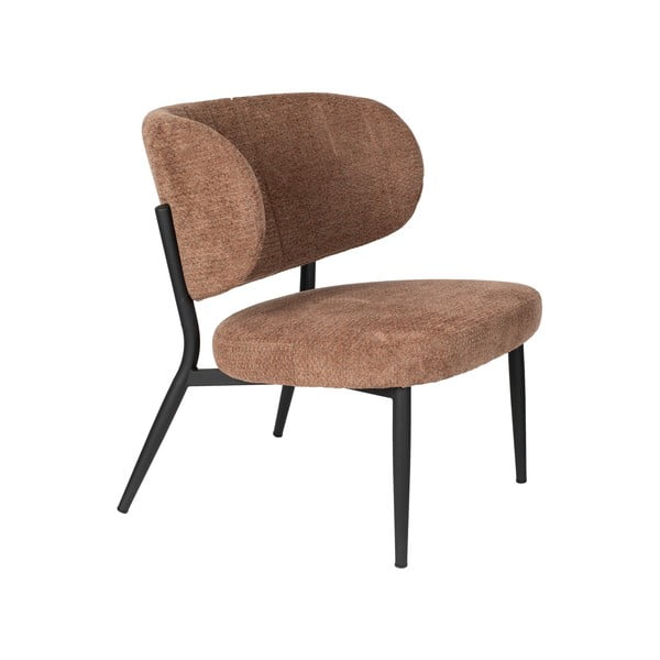 Poltrona arancio-marrone Sanne - White Label