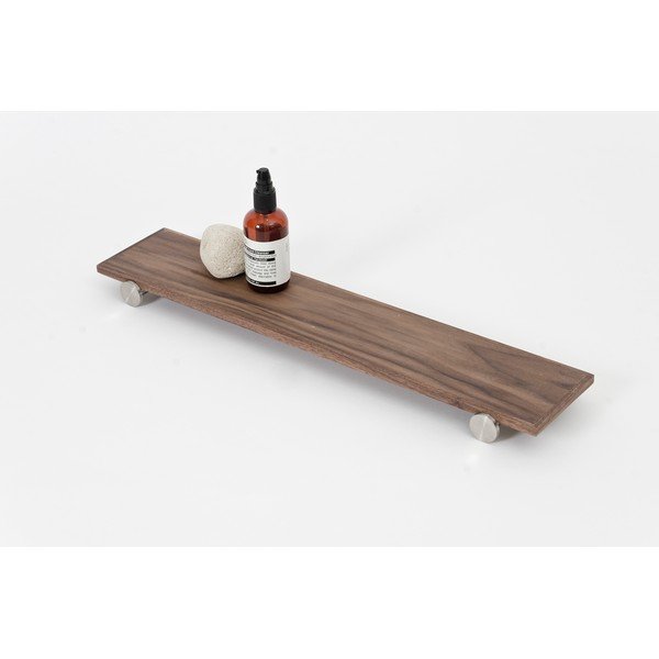 Mensola da bagno in legno di noce Yoku - Wireworks-image-3