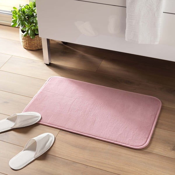 Tappetino da bagno rosa 45x75 cm Vitamine - douceur d'intérieur-image-1
