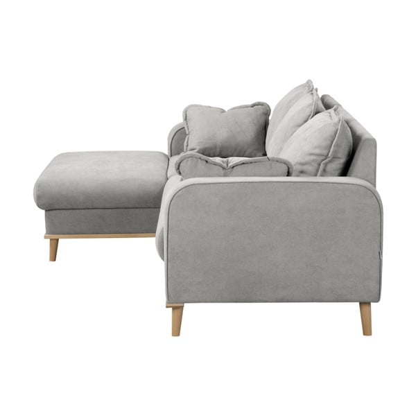 Divano angolare grigio chiaro (angolo sinistro) Beata - Ropez-image-4