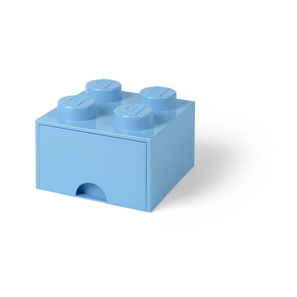 Scatola portaoggetti azzurra quadrata - LEGO®