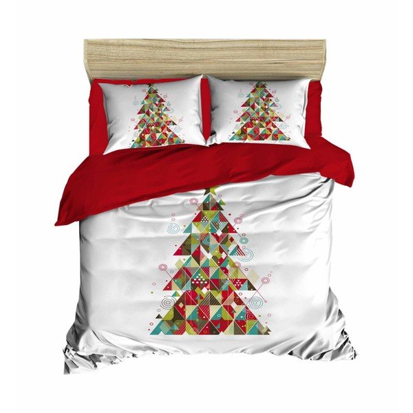 Biancheria da letto natalizia per letto matrimoniale con lenzuolo Ivana, 160 x 220 cm - Mijolnir