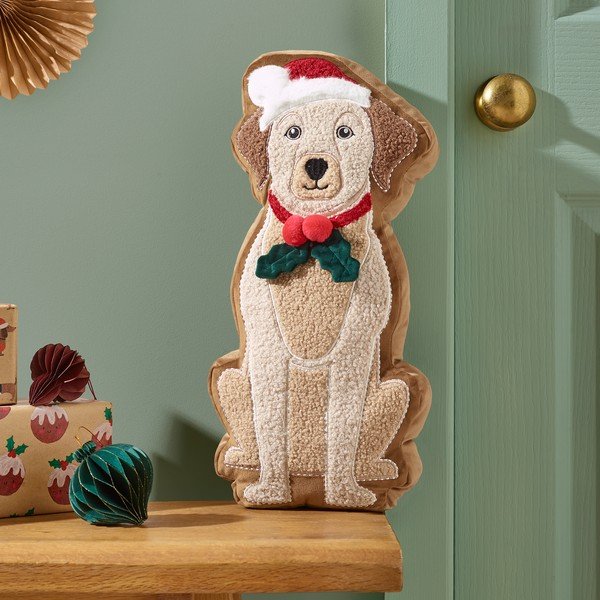 Cuscino decorativo 20x30 cm Christmas Dog – Catherine Lansfield-image-1