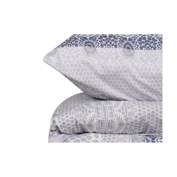 Biancheria da letto in cotone blu per letto matrimoniale 200x200 cm Asia - Mijolnir-image-3