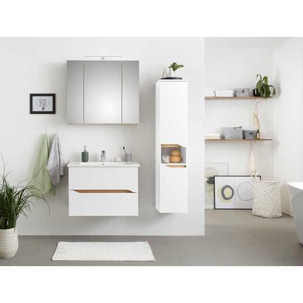 Mobile bagno alto sospeso bianco 30x141 cm Set 857 - Pelipal-image-4