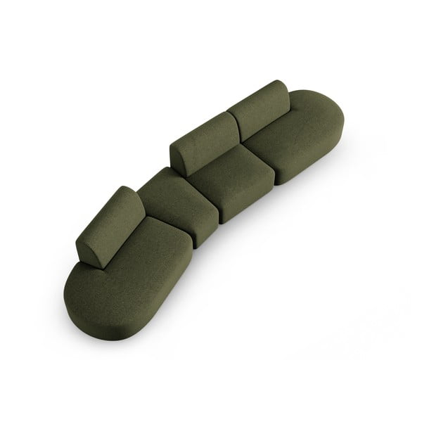 Divano verde 412 cm Shane - Micadoni Home-image-2