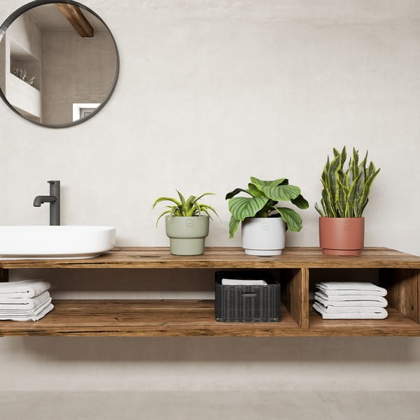 Vaso in ceramica fatto a mano ø 17 cm Echo - Artevasi-image-4