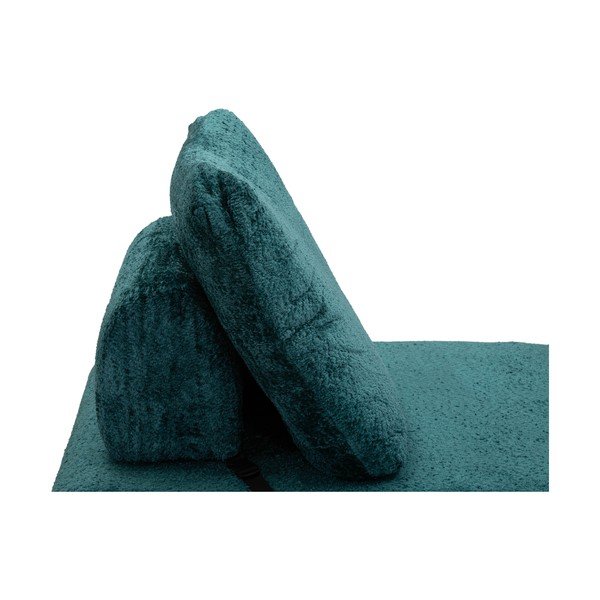 Poltrona color foglia di tè allungabile con rivestimento in bouclé Faster – Mauro Ferretti-image-4