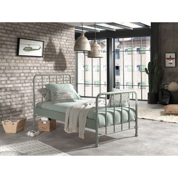 Letto verde per bambini 90x200 cm Bronxx - Vipack-image-1