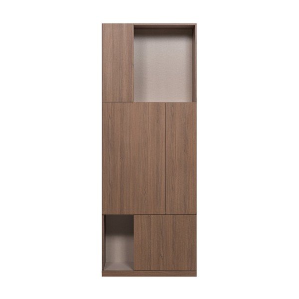 Mobile componibile colore naturale scuro 80x215 cm Build – WOOOD