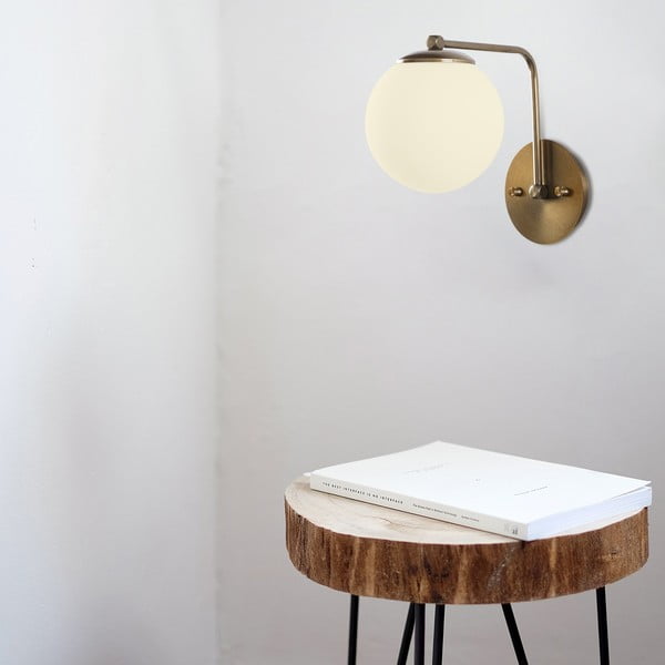 Lampada da parete dorata ø 15 cm Daisy – Opviq lights-image-1