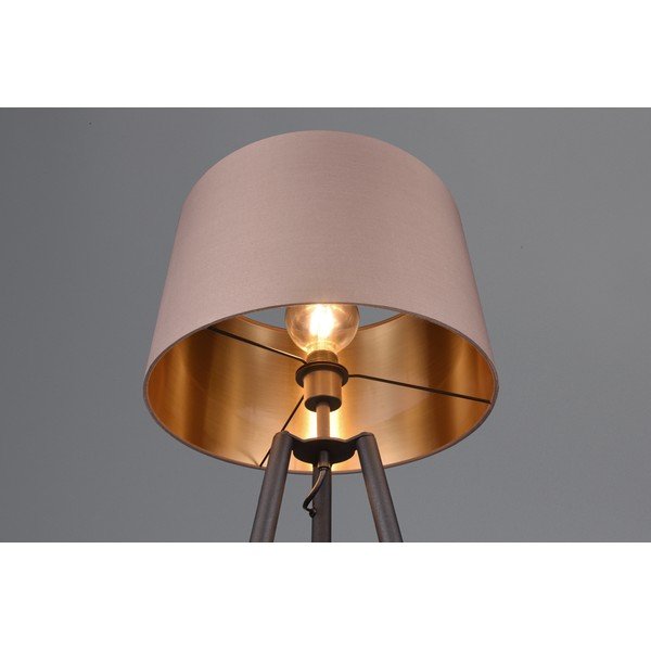 Lampada da terra nera con ripiano (altezza 152 cm) Colette - Reality-image-3