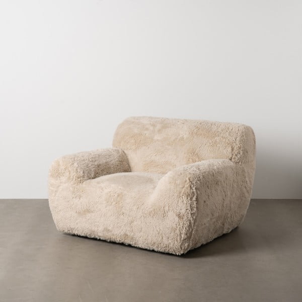 Poltrona beige Teddy – Ixia-image-1