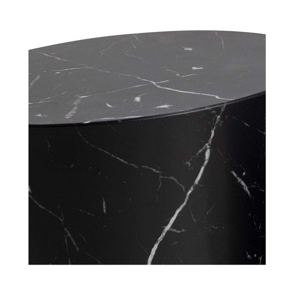 Tavolini neri in set di 2 in marmo 48x33 cm Mice - Actona-image-3