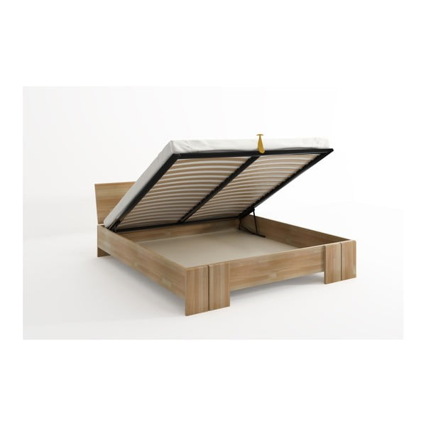 Letto matrimoniale in legno di faggio con contenitore SKANDICA Vestre Maxi, 140 x 200 cm - Skandica-image-4