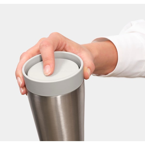 Tazza termica grigio chiaro 200 ml Make & Take - Brabantia-image-1