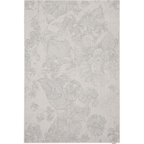 Tappeto in lana grigio chiaro 133x190 cm Arol - Agnella