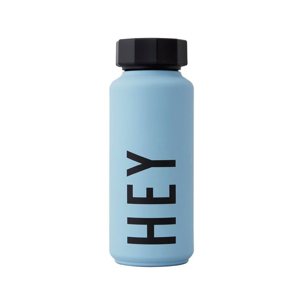 Bottiglia termica azzurra, 500 ml Hey - Design Letters