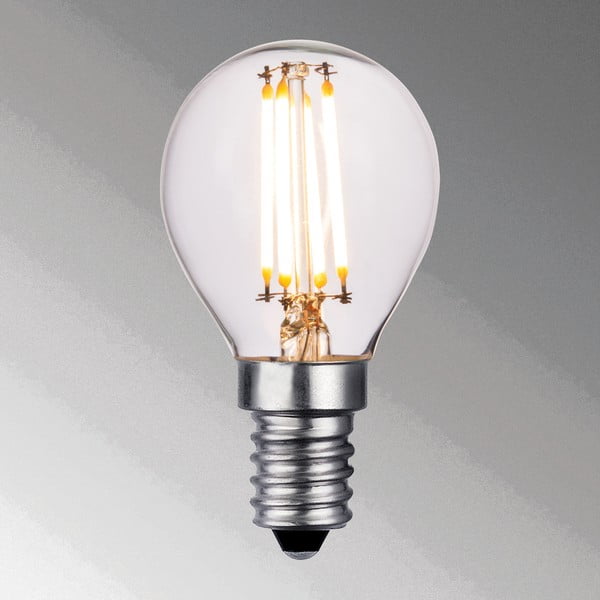 Lampadina a filamento caldo E14, 2 W Standard - Fischer & Honsel-image-1