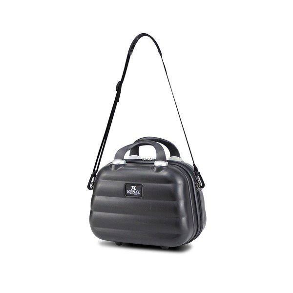 Set di valigie da viaggio nere su ruote con porta USB e valigia a mano My Valice RESSNO MU & M - Myvalice-image-4