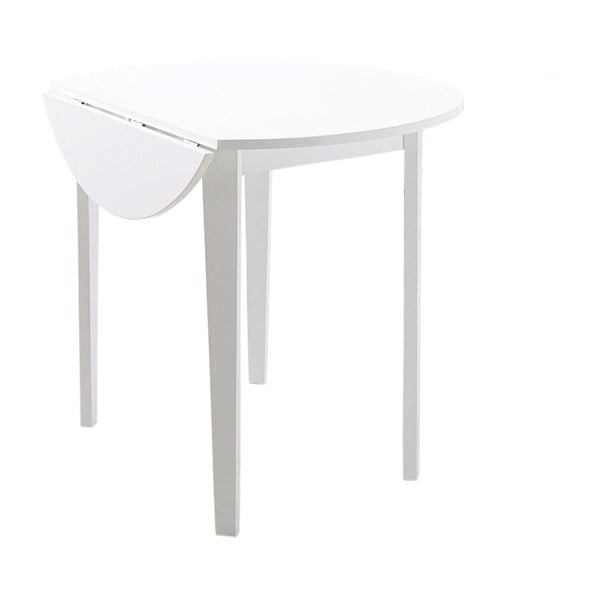 Tavolo da pranzo pieghevole bianco Quer, ⌀ 92 cm Trento - Støraa-image-1