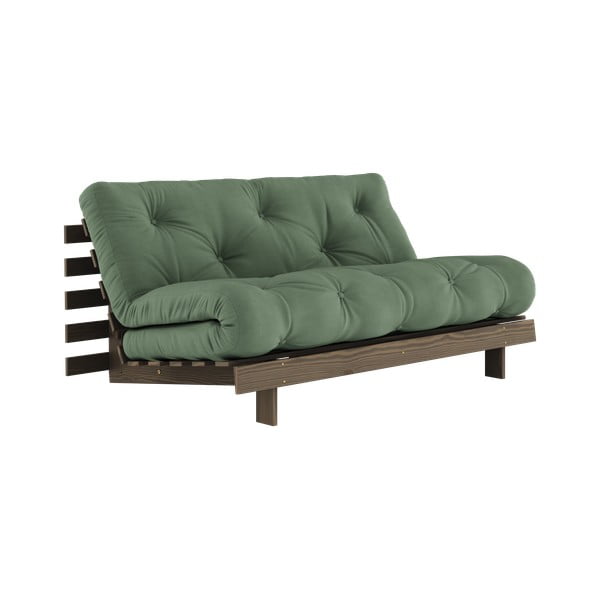Divano letto verde 160 cm Roots - Karup Design