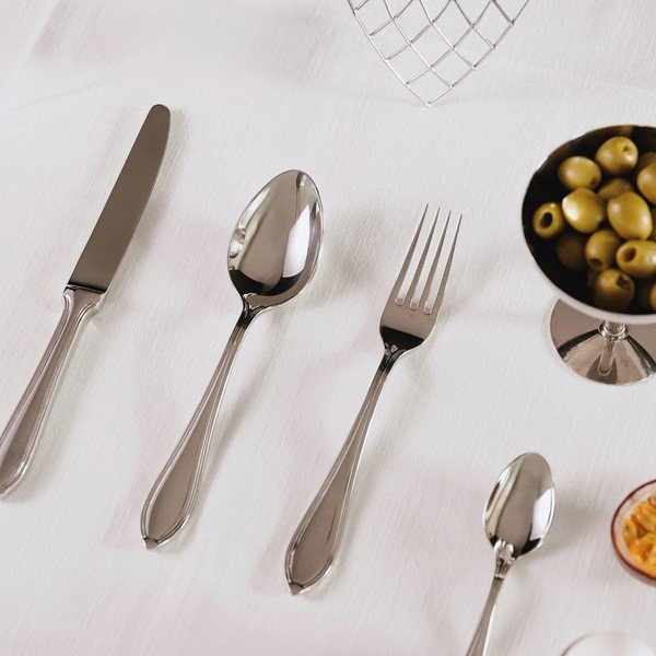 Posate argentate in acciaio inox 16 pz per 4 persone Monroe – S|P Collection-image-1