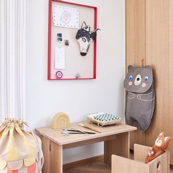 Scrivania per bambini in rovere massiccio 50x82 cm Arca – OYOY Mini-image-2