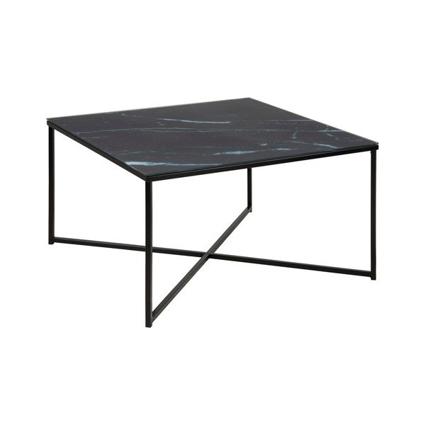 Tavolino nero 80x80 cm Alisma - Actona-image-2