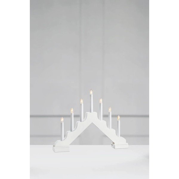 Decorazione natalizia luminosa bianca con alimentazione a batteria da terra Evelin – Markslöjd-image-1