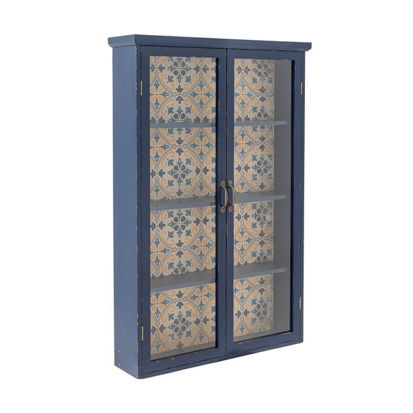 Vetrina blu in legno di abete 81x122x22 cm Hazem - Bloomingville-image-2