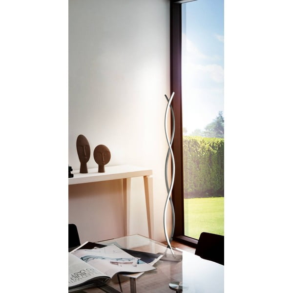 Lampada da terra LED argentata (altezza totale 142 cm) LASANA 2 – EGLO-image-1